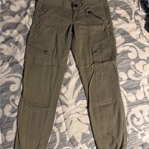 Jolt Olive Green Cargo Jogger Pants Size 7 Utility Military Style